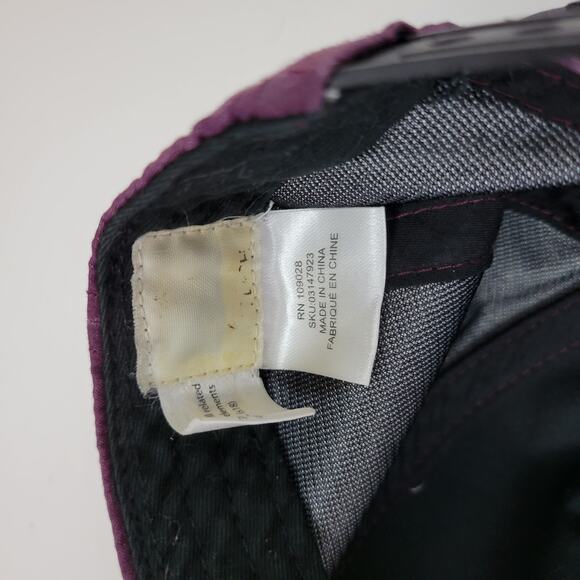 DC Comics Mens/Kids The Flash Logo Superhero Metal Baseball Snap Back Hat Purple - Picture 8 of 12